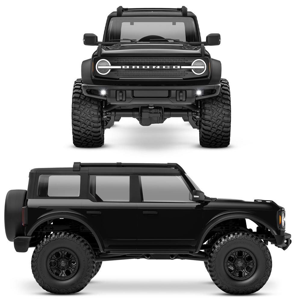 Traxxas TRX-4M Ford Bronco 1:18 RTR 4x4 RC Scale Crawler - Black