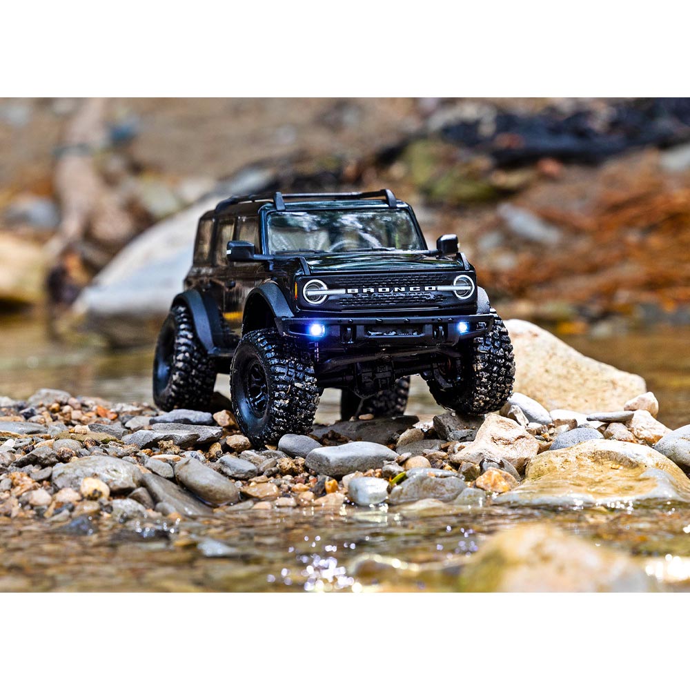 Traxxas TRX-4M Ford Bronco 1:18 RTR 4x4 RC Scale Crawler - Black