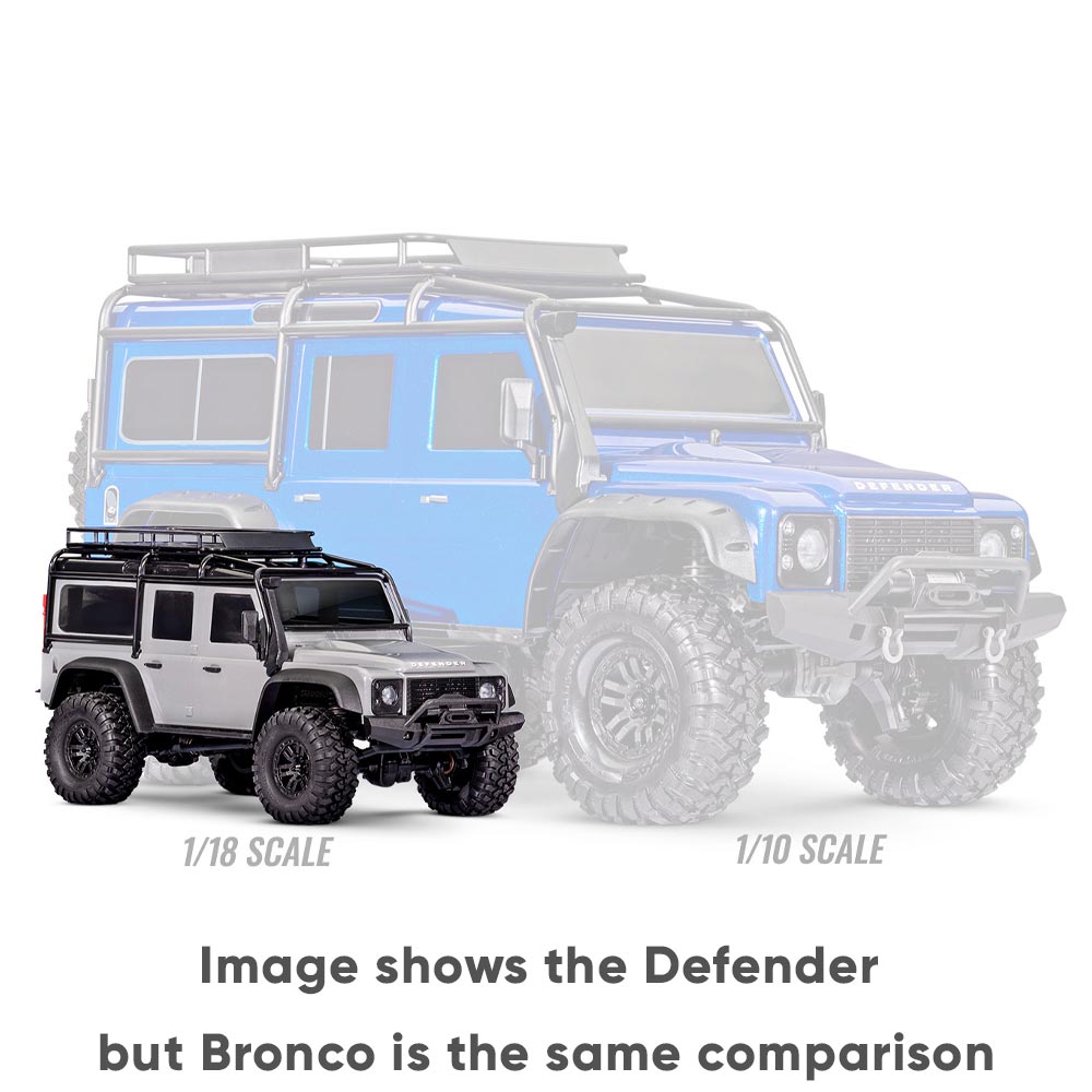 Traxxas TRX-4M Ford Bronco 1:18 RTR 4x4 RC Scale Crawler - Blue