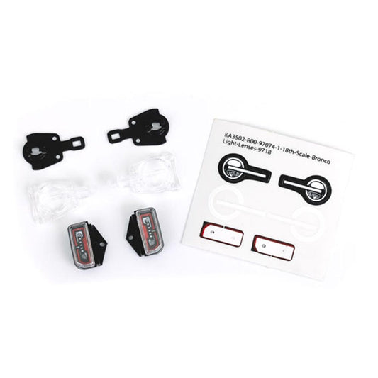 Traxxas TRX-4M Ford Bronco LED Light Lenses 9718