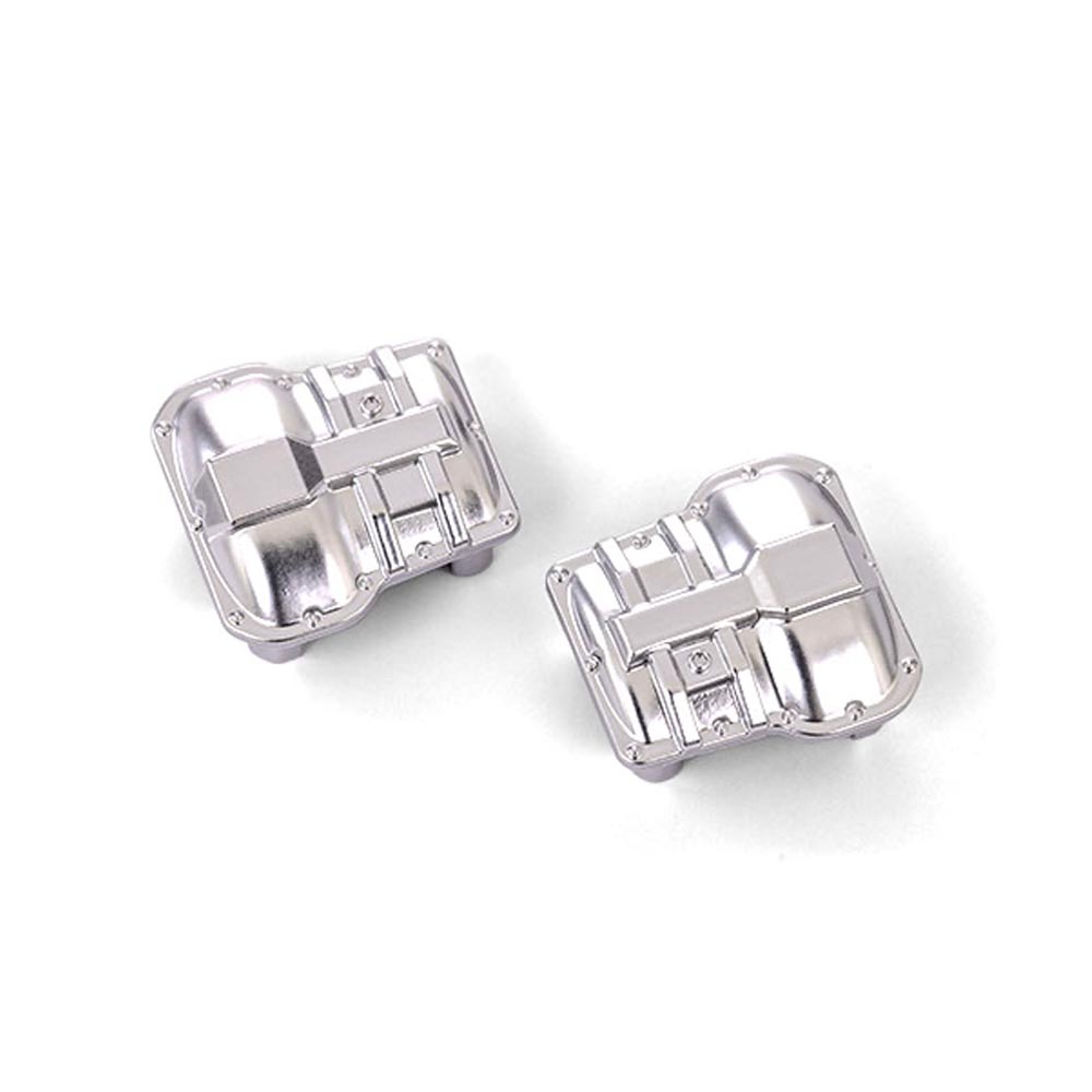 Traxxas TRX-4M Defender/Bronco Satin Chrome Differential Covers 9738-SATIN
