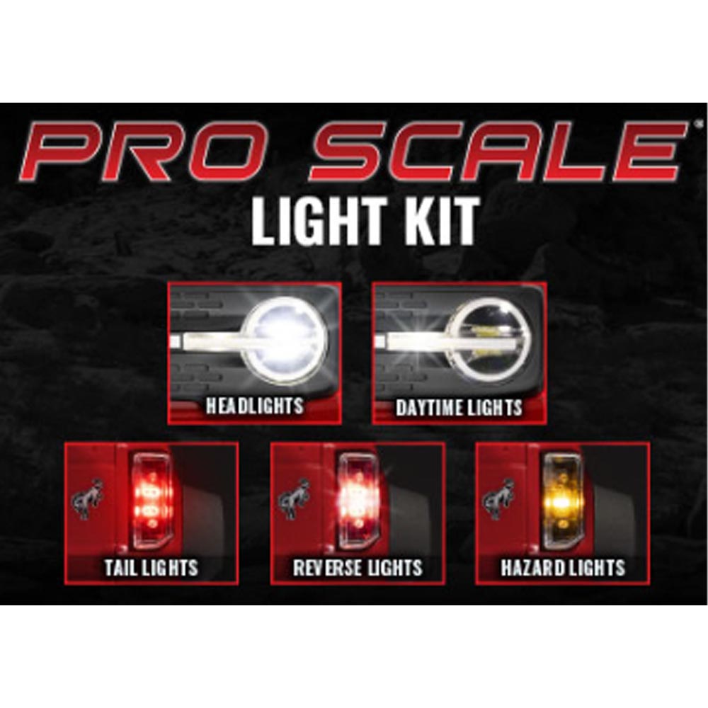 Traxxas TRX-4M Bronco Pro-Scale LED Light Set Complete Front/Rear 9783