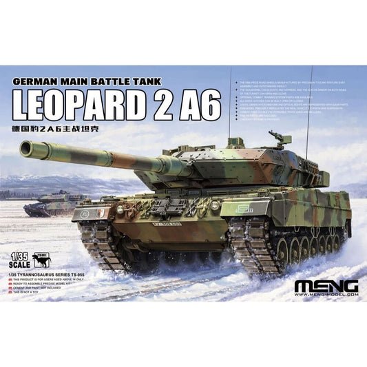 Meng TS-055 German Main Battle Tank Leopard 2A6 1:35 Model Kit