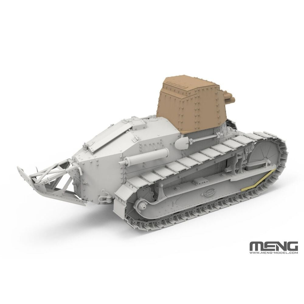 Meng TS-059 French FT 75 BS Tank + Resin Parts 1:35 Model Kit