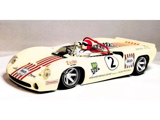 Thunderslot Lola T70 Can-Am No.2 Kyalami 9hr 1968 Serrurier/Pretorious 209S-W