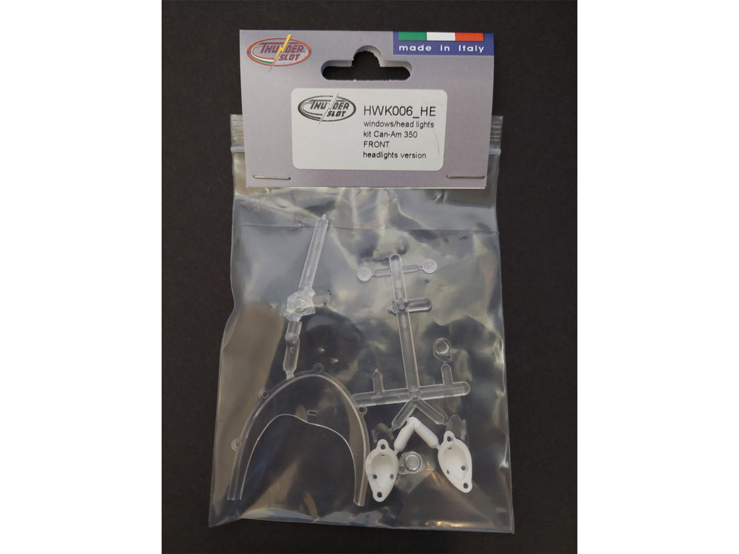 Thunderslot Can-Am 350 (Front Headlights) Windows/Headlights Kit LHWK006-HE 1:32