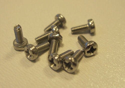Thunderslot SC003X Crosshead Metric Screws 2 x 8mm (10pcs) 1:32