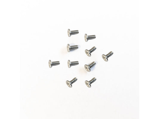 Thunderslot Crosshead Flat Screw M2 for Guide (10) TSLSC005X-1 1:32