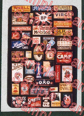 Tiny Signs N82 Enamel Advert Signs 2 N Gauge