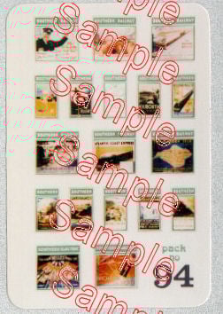 Tiny Signs N94 SR Travel Posters N Gauge