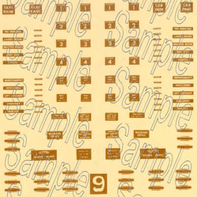 Tiny Signs N9W BR (Western Region) Station Signs N Gauge