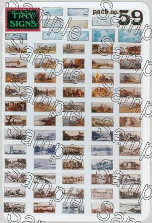 Tiny Signs O59 Carriage Prints O Gauge