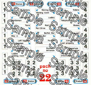 Tiny Signs OO22 BR Modern Image Station Signs OO Gauge