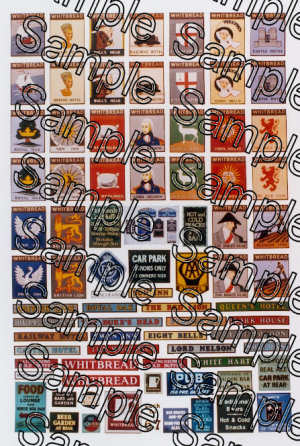 Tiny Signs OO67 Pub Signs OO Gauge