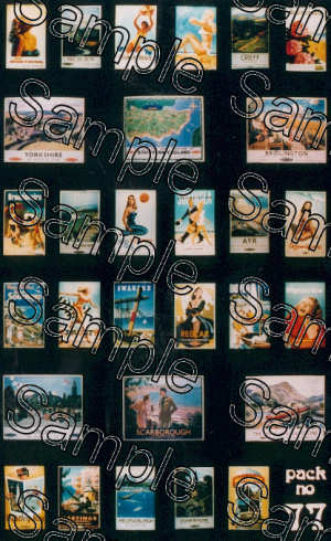 Tiny Signs OO77 BR Travel Posters OO Gauge