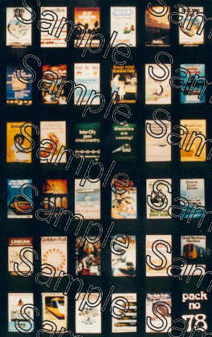 Tiny Signs OO78 BR Modern Image Travel Posters OO Gauge