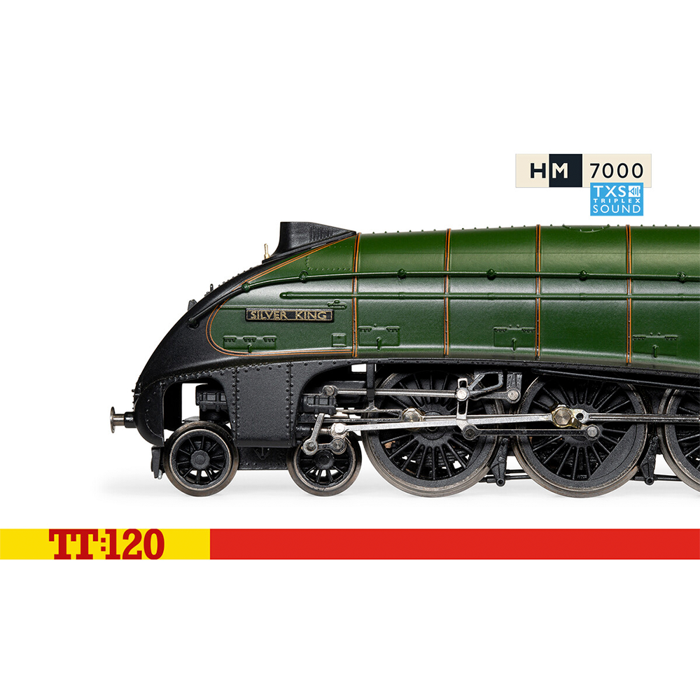 Hornby TT:120 BR Class A4 4-6-2 60016 'Silver King' Digital Era 4 SF TT3008TXSM