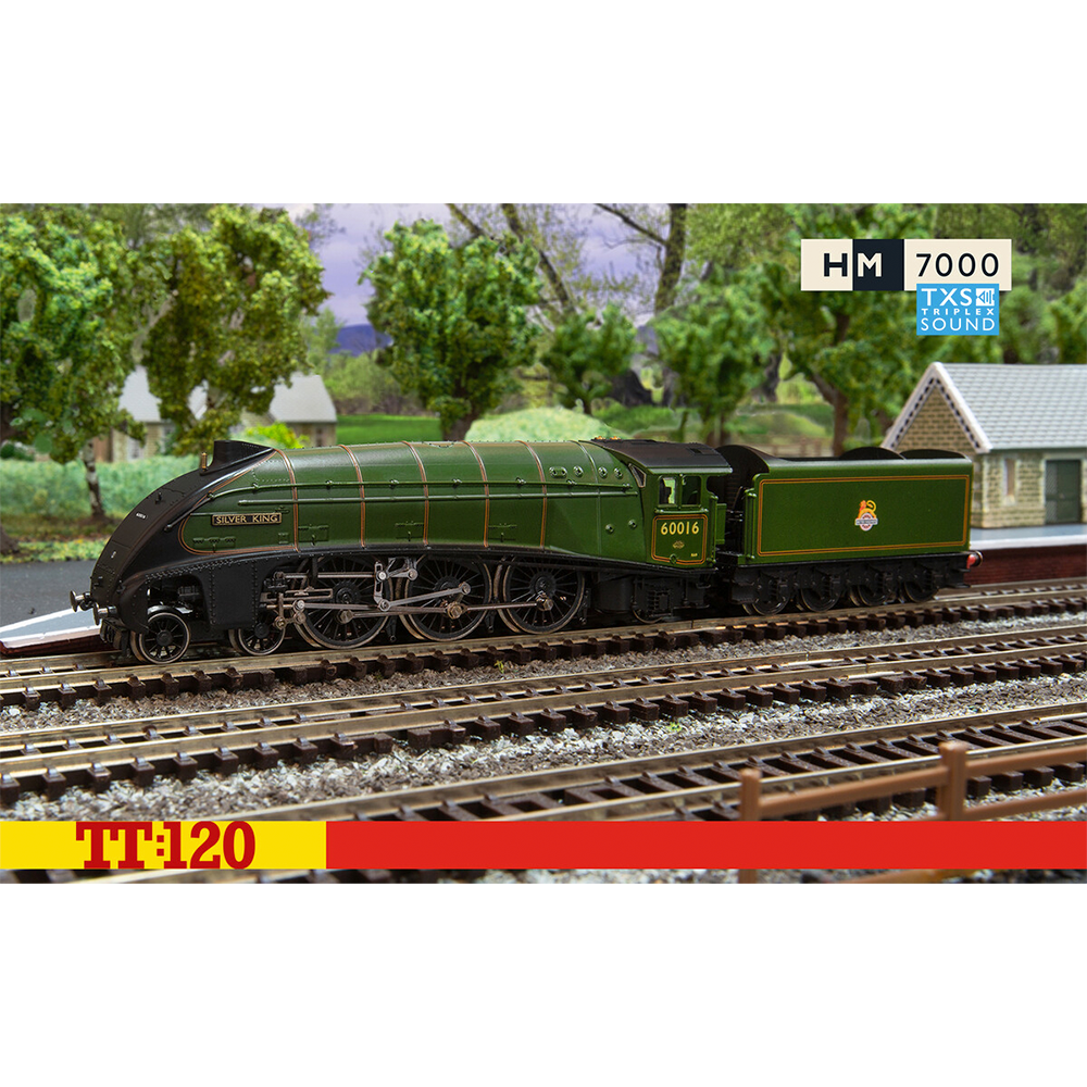 Hornby TT:120 BR Class A4 4-6-2 60016 'Silver King' Digital Era 4 SF TT3008TXSM