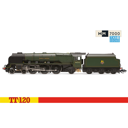 Hornby TT:120 BR Princess Coronation 4-6-2 46232 Duchess of Montrose Era 4 (SF)