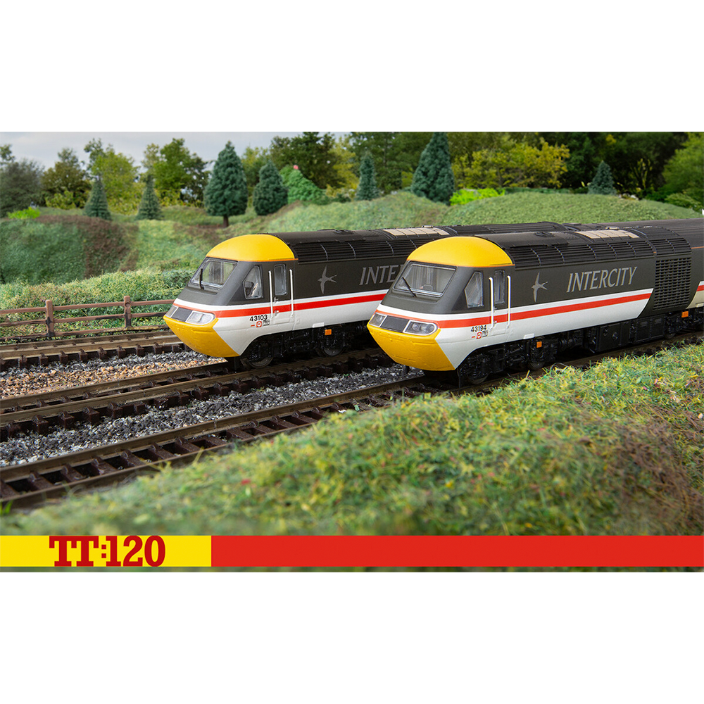 Hornby TT:120 BR InterCity Executive Class 43 HST Train Pack - Era 8 TT3022M