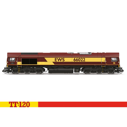 Hornby TT:120 EWS Class 66 Lafarge Charnwood 66022 TT3030M