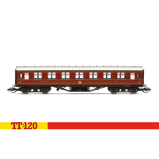 Hornby TT:120 LMS 57' Corridor Third 1716 - Era 3 TT4008
