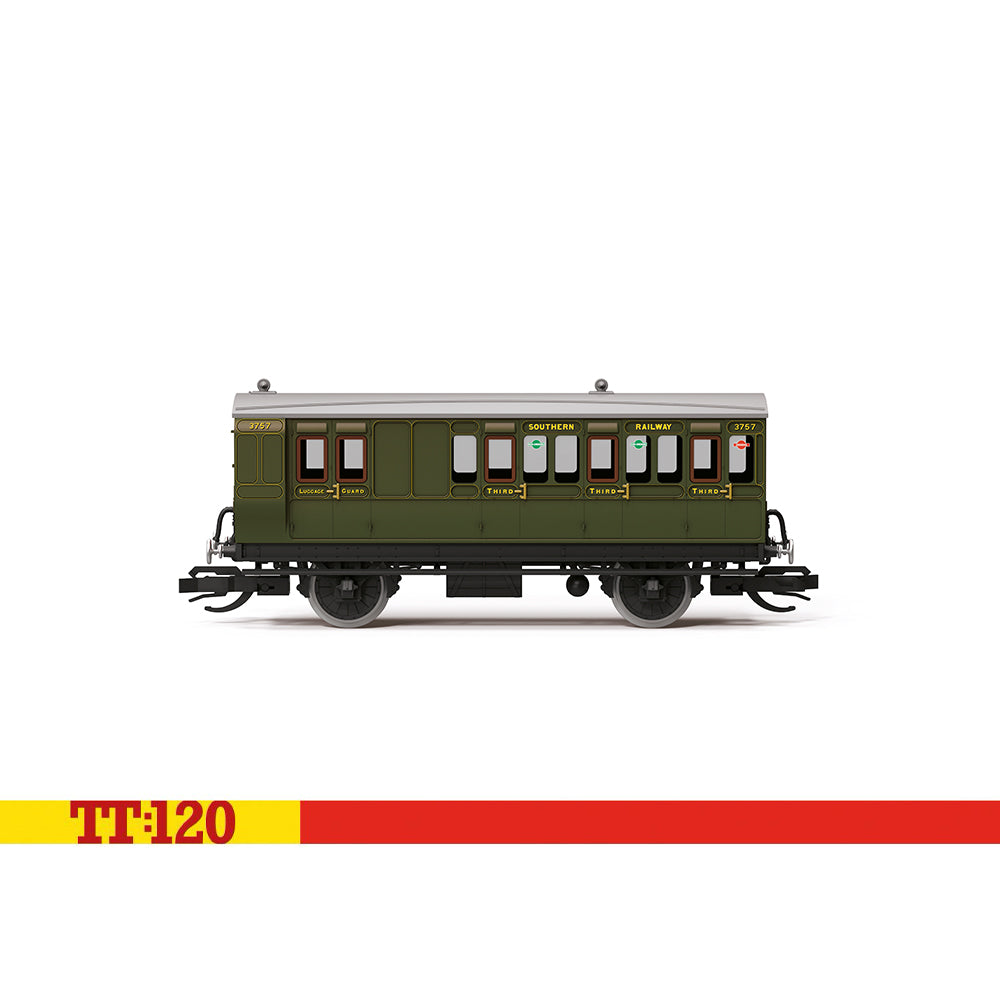 Hornby TT:120 SR 4 Wheel Coach 3rd Class Brake TT4053