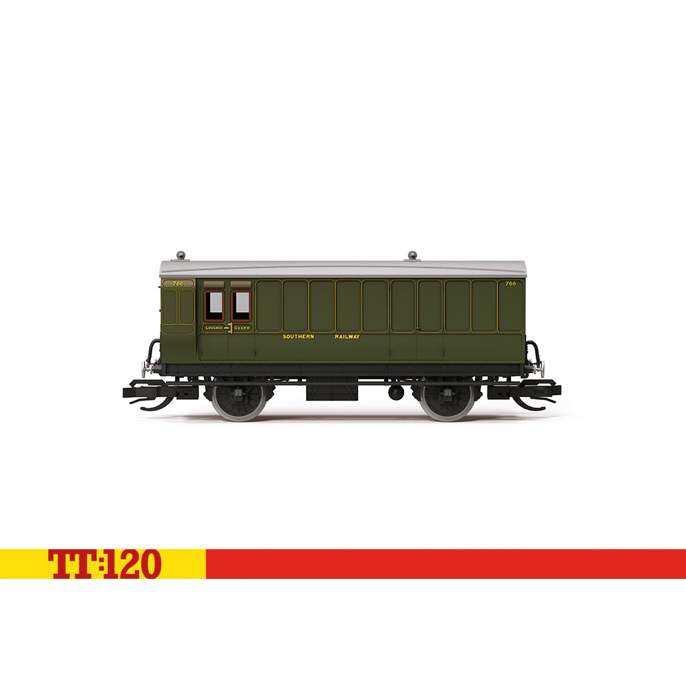 Hornby TT:120 SR 4 Wheel Coach 3rd Class Brake Baggage TT4054