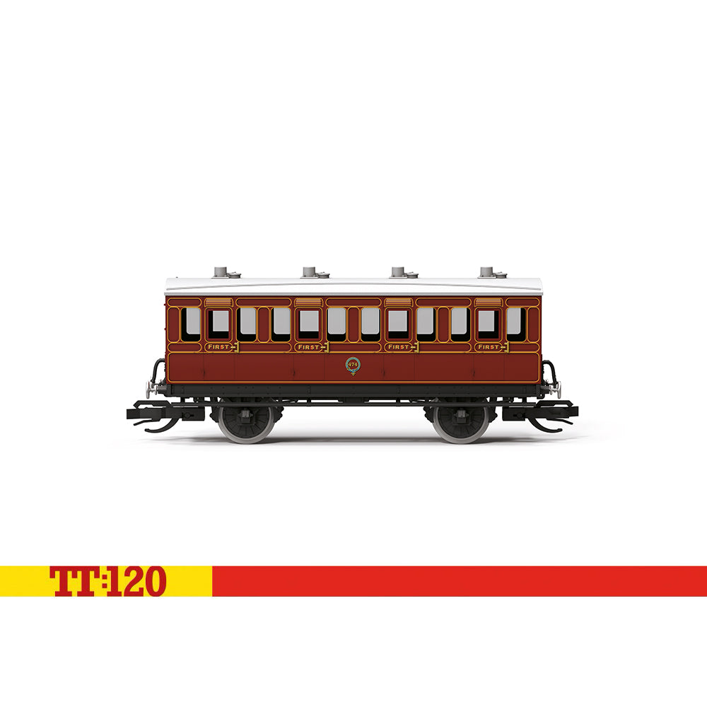 Hornby TT:120 LB&SCR 4 Wheel Coach 1st Class TT4055