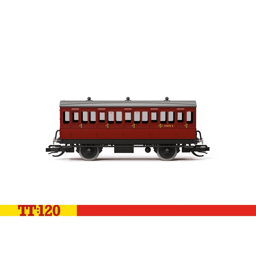 Hornby TT:120 BR 4 Wheel Coach 3rd Class TT4060