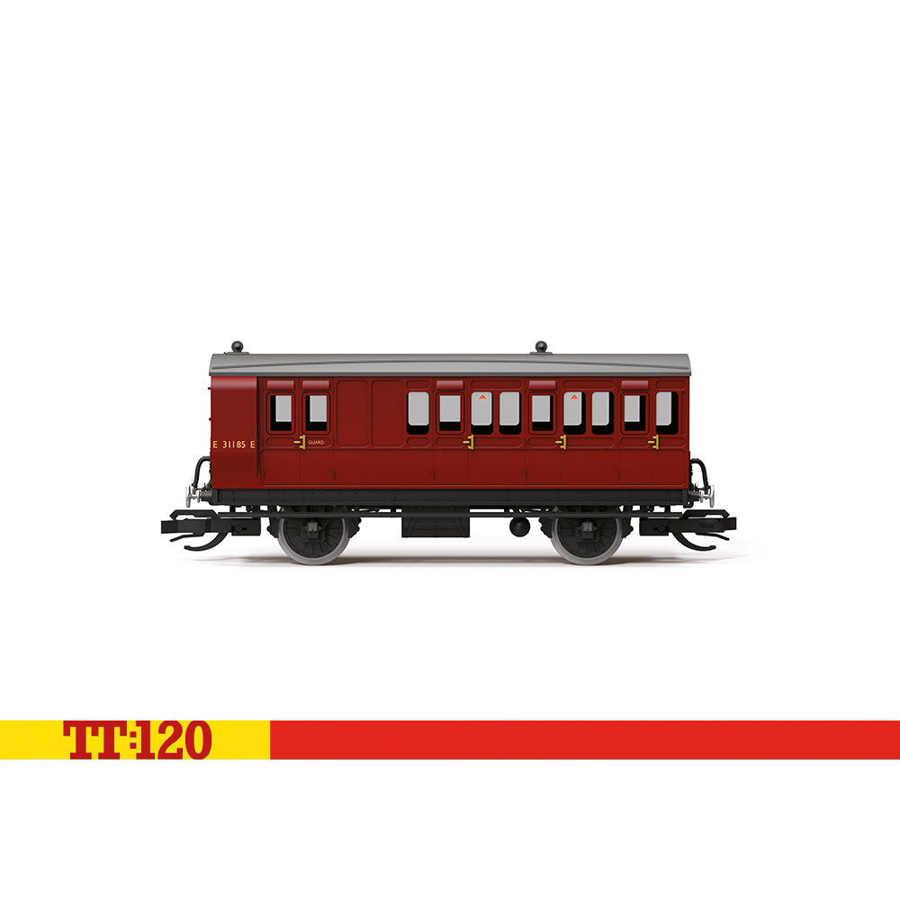 Hornby TT:120 BR 4 Wheel Coach 3rd Class Brake TT4061