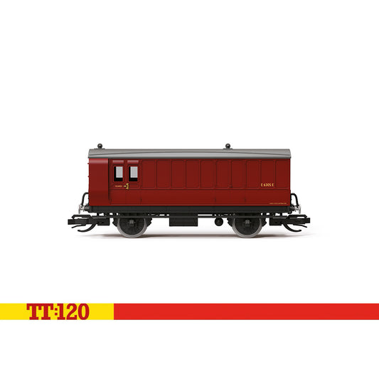 Hornby TT:120 BR 4 Wheel Coach 3rd Class Brake Baggage TT4062