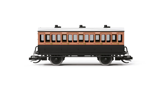 Hornby TT:120 LSWR 4 Wheel Coach 3rd Class 302 TT4079