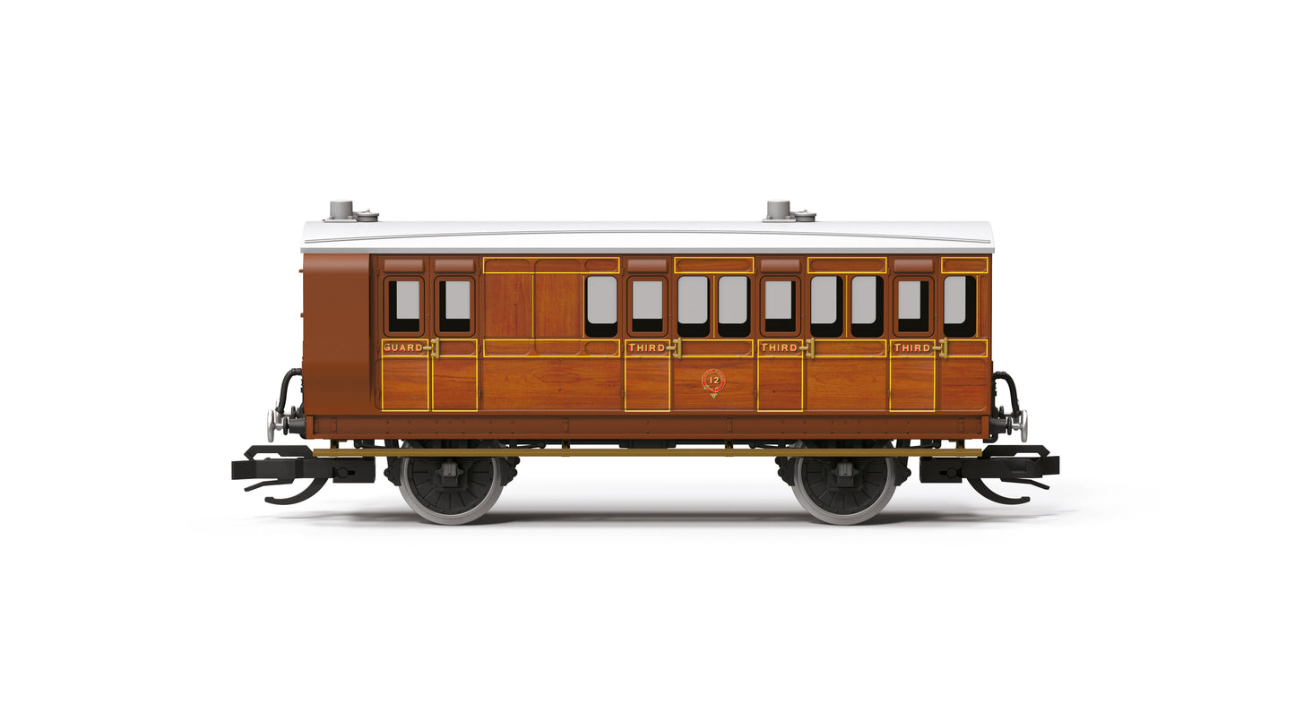 Hornby TT:120 IOW 4 Wheel Brake 3rd class coach - 12 TT4084