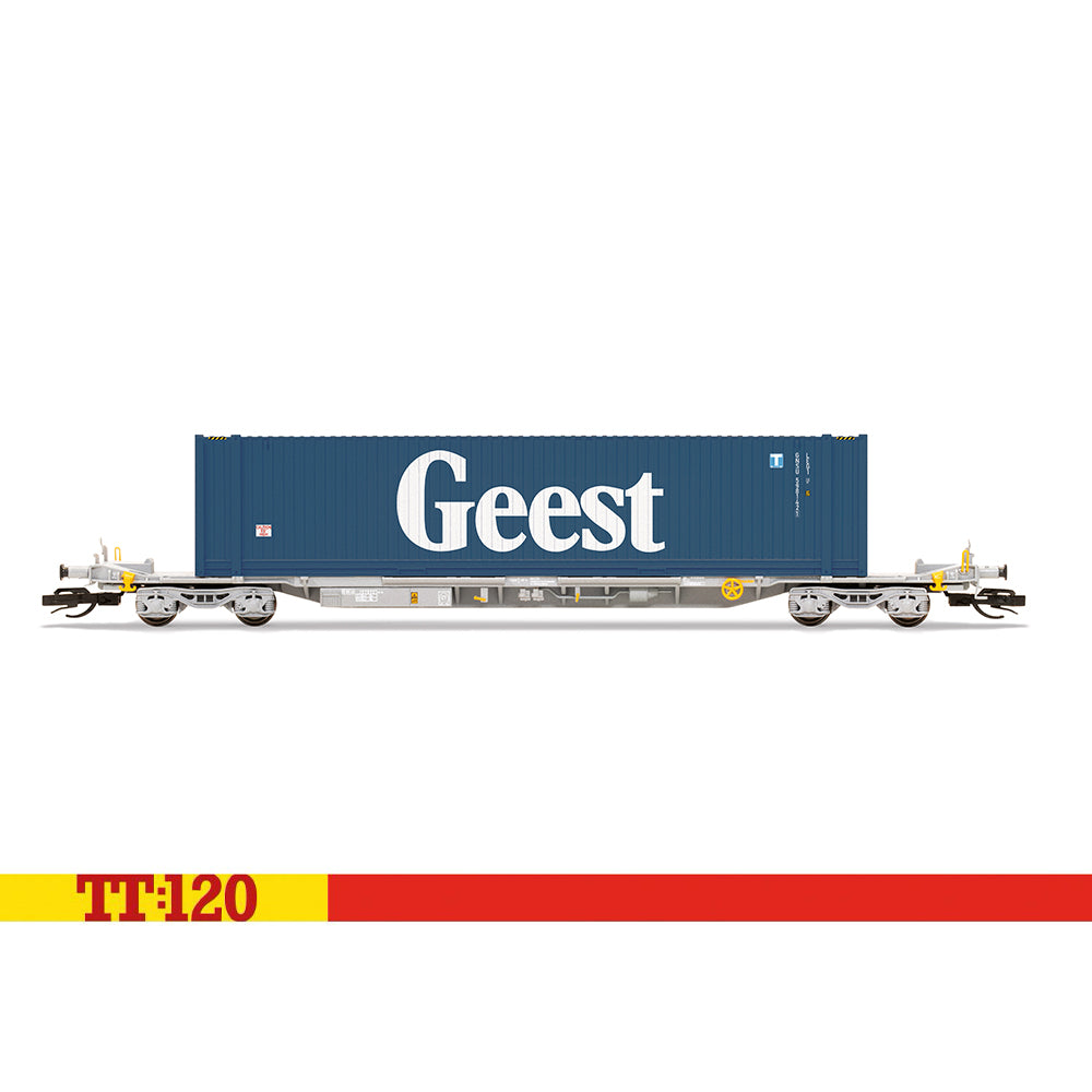 Hornby TT:120 TOUAX Sffgmss IFA Wagon GEEST 45ft Container TT6033