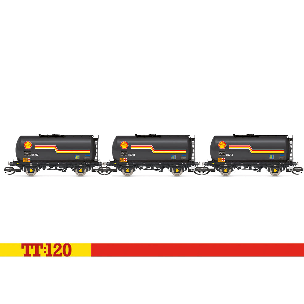 Hornby TT:120 TTA Tanker triple pack Shell TT6035
