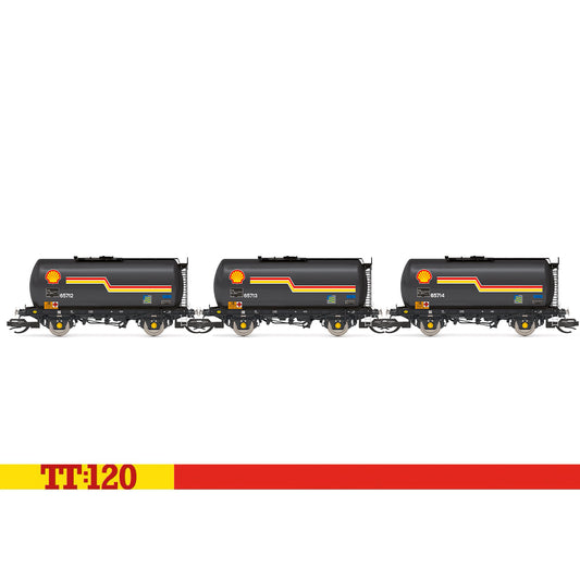 Hornby TT:120 TTA Tanker triple pack Shell TT6035