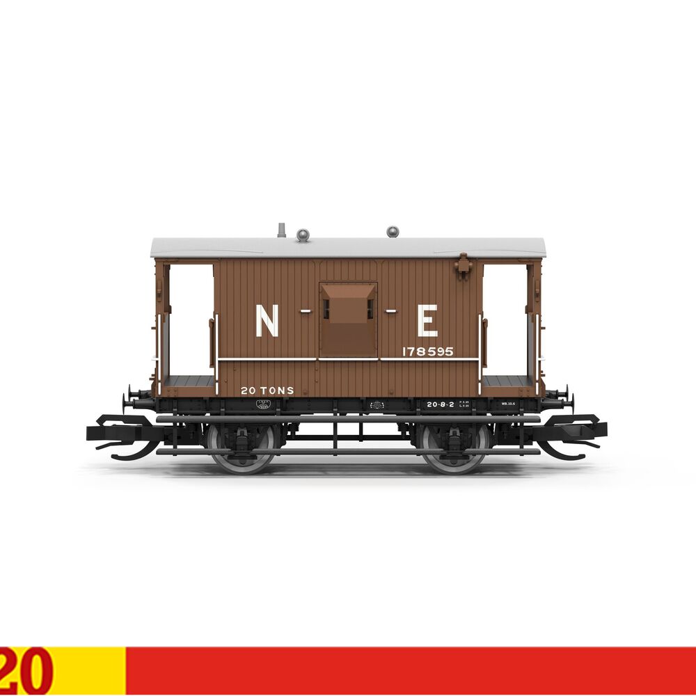 Hornby TT:120 LNER Brake Van Toad E 178595