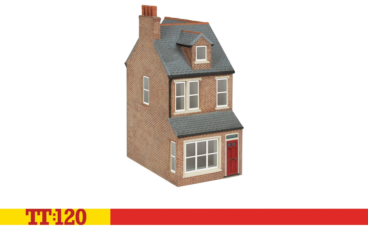 Hornby TT:120 TT9041 End of Terrace House Left - Red Brick