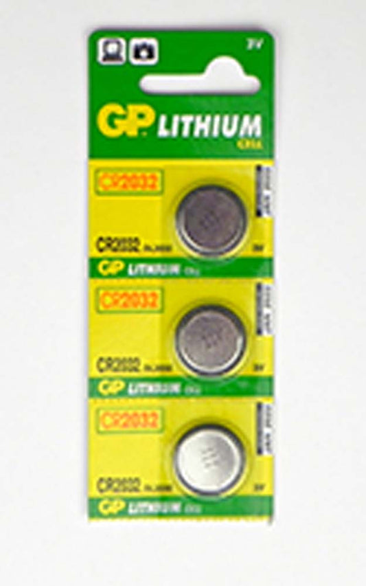 Train Tech Batteries - CR2032 (3) for AL/CL/SFX Items HO/OO Gauge TTBAT1