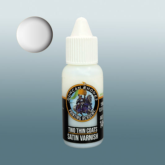 Two Thin Coats Satin Varnish 15ml Acrylic 10510