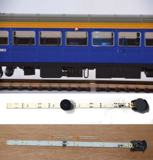 Train Tech Automatic Coach Lighting Multipack - Cool White C (2) HO/OO Gauge