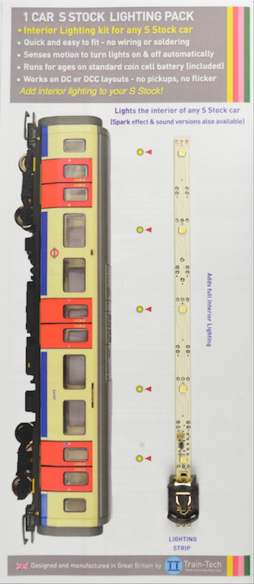 Train Tech Automatic Coach Lighting London Underground S Stock (1) CL51 OO Gauge