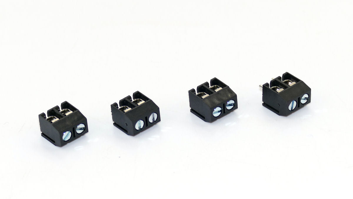 Train Tech CON7 2 Way PCB Mount Terminal Blocks (4)