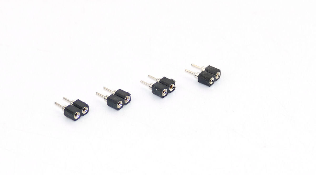 Train Tech CON8 2 Way PCB Single Inline Sockets (4)