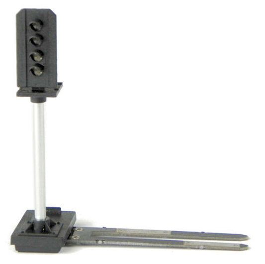 Train Tech DCC Signal - 4 Aspect Outer Distant w/HS Flashing HO/OO Gauge TTDS5HS