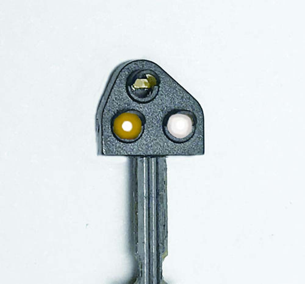 Train Tech Ground Position Shunt Signal - White/Yellow HO/OO Gauge TTGS2