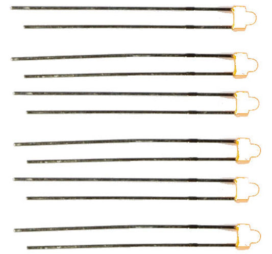 Train Tech LED Pack - 3mm White (6) N/HO/OO Gauge TTLED16