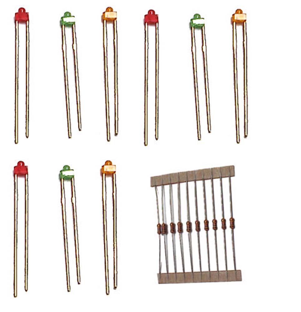 Train Tech LED Pack - Traffic Lights (3 Extra Sets) N/HO/OO Gauge TTLED3