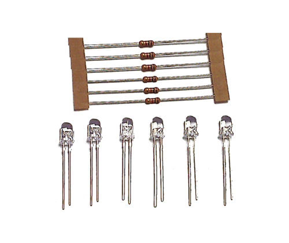 Train Tech LED Pack - Fire Effect (2 Extra Sets) N/HO/OO Gauge TTLED4